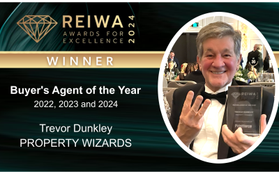 Top Buyer’s Agent 2024 – Property Wizards’ Trevor Dunkley Takes Home REIWA Award for Excellence, Third Year in a Row!